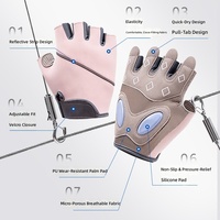 Gants de sport pour hommes et femmes, antidérapants, résistants à l'abrasion, anti-ampoules, absorbant les chocs, respirants, demi-doigts