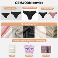 Culotte taille basse ultra-fine personnalisée découpée au laser, sans trace, anti-camel toe, grande taille, sans couture pour femme