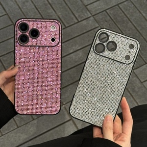 เคสโทรศัพท์มือถือหนังวิบวับหรูหรา ประดับกลิตเตอร์ ป้องกันแรงกระแทก 360 องศา สำหรับ iPhone 13-17 Pro Max ขายส่ง - Product Image 2