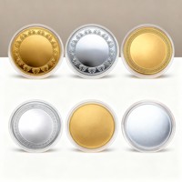 Pièce commémorative vierge en alliage de 5 mm pour gravure laser, motif de dessin animé imprimé sur cuivre, emballée individuellement, vente en gros d'usine