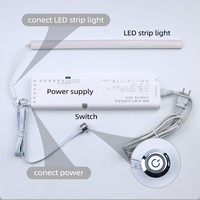 GREESON FTM DC12V/24V 5A 60W Interrupteur Tactile de Sous-Commande à Capteur Inductif Dissimulé Gradateur Inductif IP20 pour Éclairage LED de Meubles