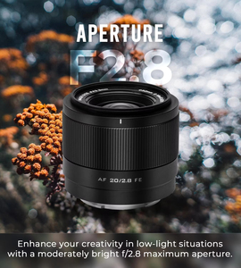 เลนส์ Viltrox 20 มม. F2.8 AF ฟูลเฟรม มุมกว้างพิเศษ สำหรับ Sony E และ <span class=keywords><strong>Nikon</strong></span> Z Mount - Product Image 3