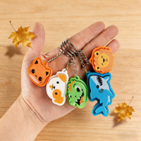 MEILLEURE VENTE Tendance Porte-clés mignon imprimé en 3D sur le thème des animaux, Fidget Clicker anti-stress, Jouet de décompression personnalisé avec bouton de décompression