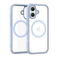 Étui de téléphone personnalisable Soonleader hybride transparent, antichoc, fin, magnétique, en TPU+PC pour 17