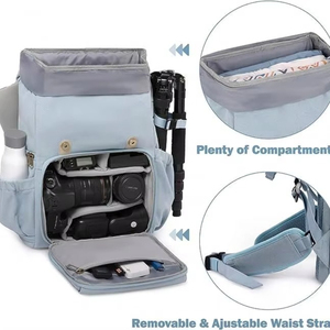 Mochila para Cámara con Compartimento para Laptop de 4 Pulgadas, Diseño Nuevo de Fábrica BSCI, Gran Capacidad, Personalizable, para Fotógrafos de Viajes - Product Image 4