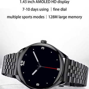 Montre connectée pour femme, écran AMOLED 1,43 pouces, appels Bluetooth MT55, oxymètre de pouls, fitness, sport, Reloj Smartwatch - Product Image 5