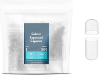 Capsules de gélatine vides de taille 0