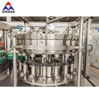 Machine de remplissage automatique rotative de grande capacité pour boissons gazeuses en canettes d'aluminium, 6000 CPH, 330 ml