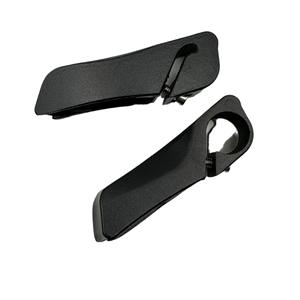 Poignée de guidon de vélo de montagne en alliage d'aluminium Eagle Beak, noire, logo personnalisé, design ergonomique, accessoire de cyclisme - Product Image 2