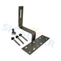 Support de fixation solaire pour toiture en tuiles, crochet de fixation pour panneaux solaires sur toiture en tuiles, structure de fixation pour panneaux solaires