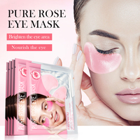 OEM FAYANKOU Patchs pour les yeux à l'extrait d'algues marines biologiques, blanchissants, anti-rides, anti-cernes, hydratants au collagène, masque pour les yeux secs