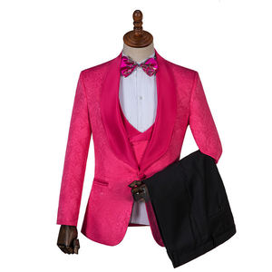 Jas Pria Baru, Setelan Jas Pria untuk Pernikahan/Pesta, <span class=keywords><strong>3</strong></span> Potong (Jaket, Celana, Rompi) - Product Image 2