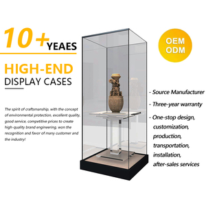 Vitrine de magasin en <span class=keywords><strong>verre</strong></span> solide personnalisée Vitrine de musée de luxe avec éclairage LED pour les expositions - Product Image 6