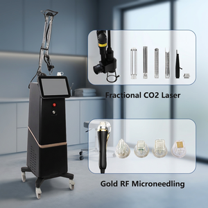 เครื่องเลเซอร์ CO2 แบบมืออาชีพ พร้อมระบบ RF Microneedle หลายหัวเข็ม สำหรับการรักษาผิวหน้า ลดเลือนริ้วรอย รักษาแผลเป็นจากสิว และการรักษาทางนรีเวช - Product Image 1