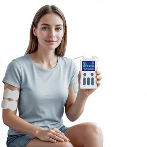 Stimulateur musculaire TENS rechargeable, masseur EMS TENS pour la thérapie de la douleur du corps, des bras et des jambes - Product Image 1