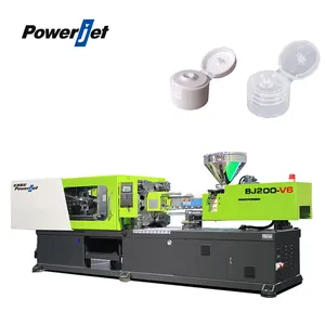 Powerjet cosmetic container plastic lid making injection molding machine for sale