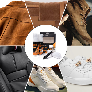 ชุดทำความสะอาดรองเท้าหนังกลับและหนังนูบัค ยี่ห้อ OEM สำหรับการเดินทาง ชุดขจัดคราบสกปรกสำหรับรองเท้าผ้าใบ รองเท้าหนัง และรองเท้าบูท - Product Image 6