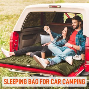 <span class=keywords><strong>Sac</strong></span> <span class=keywords><strong>de</strong></span> <span class=keywords><strong>couchage</strong></span> <span class=keywords><strong>double</strong></span> pour 2 personnes, imperméable, chaud, grande taille, pour le camping, la randonnée, les voyages en plein air - Product Image 5