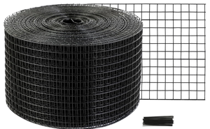 Đen <span class=keywords><strong>PVC</strong></span> Hàn lưới năng lượng mặt trời bảng điều khiển chim dây bảo vệ Kit bằng chứng Pigeon <span class=keywords><strong>Net</strong></span> - Product Image 5