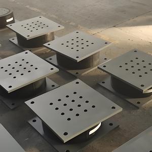 Highway Bridge Seismic Isolation Rectangular and Circular Elastomeric Bearing High Damping Bridge Rubber Bearing - Product Image 2