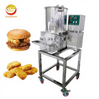 ORME Automatischer Kleiner Hamburger-Patty & Chicken-Nugget-Hersteller 304 Edelstahl Hochproduktive Fleischmaschine
