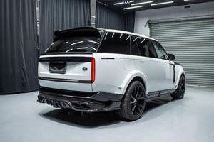 Kit de Carrocería de Fibra de Carbono Estilo MSY para Land Rover Range Rover, Carrocería Ancha con Difusor Delantero y Alerón, Nuevo - Product Image 3