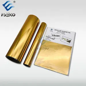 EKO Digital Foil For Toner Hot Sleeking Film Gold Foil   Silver Foil Sheets Hot Stamping Effect Roll
