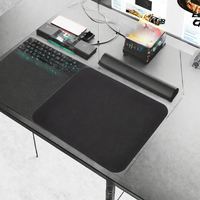 Tapis de souris personnalisé en caoutchouc blanc avec logo imprimé sur mesure, sublimation pour le bureau et la maison