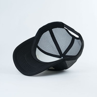 Casquette Trucker de Haute Qualité à 5 Panneaux en Coton, Vente en Gros, Personnalisable avec Logo Brodé Plat