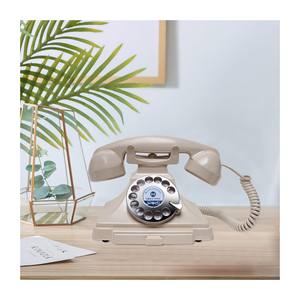 Livre de messages audio téléphonique de <span class=keywords><strong>style</strong></span> rotatif rétro, livre de messages audio de mariage téléphone livre d'or téléphone livre d'or téléphone - Product Image 1