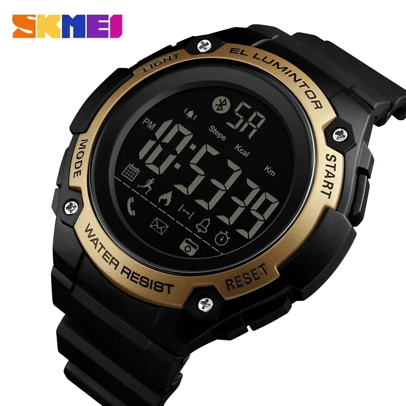 SKMEI 1347 2023 new 50m Waterproof Sport LED Light Electronic Watches Stopwatch Men Digital Clock Wristwatch watch
