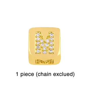 Fashion Jewelry Bracelets Diamond 4 Leaf Clover Custom Name Gold Silver Cuban Link Bracelet Tassel Hand Rope Brand Logo Braid