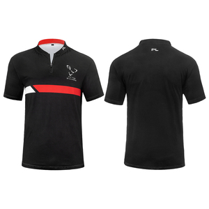 Uniforme barato personalizado <span class=keywords><strong>de</strong></span> secado rápido sublimación Pool Play Jerseys para <span class=keywords><strong>hombre</strong></span> Polo camisa <span class=keywords><strong>de</strong></span> billar con cremallera 1/4 - Product Image 2