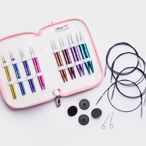 <span class=keywords><strong>Knitpro</strong></span> Zing 47425 Juego de Agujas Circulares Intercambiables de Aluminio Ecológicas de 10 cm, 3.5-8.0 mm, para Manualidades - Product Image 1