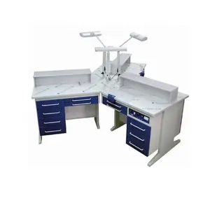 Dental Lab Technician Bench for 3 person dental laboratory furniture