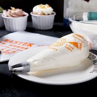 100 Stück Einweg-Spritzbeutel für Zuckerguss, Fondant, Kuchencreme, Cupcake-Dekoration, Spritztüllen, Backzubehör