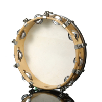 Wood Printed Natural Color Tambourine Percussion Tunable Baby Musical Instruments Yongxin Brand 8" 10"