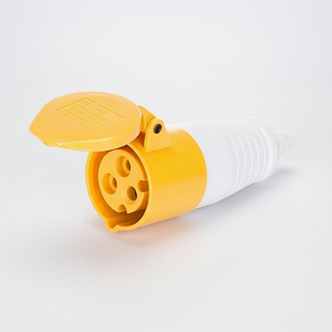Enchufe Industrial de 16A para Montaje en Cable JORDY 3P/4P/5P IP44, Enchufe de Extensión Impermeable, Estándar IEC60309, 110-415V - Product Image 2