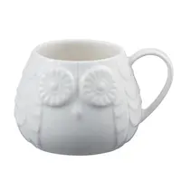 Coruja Forma de Canecas de Porcelana de ossos Criativo Nordic Branco Canecas Fábrica Caneca de Chá de Café