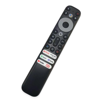 Télécommande infrarouge de remplacement RC902V FMR1 compatible avec les téléviseurs TCL 4K HD Smart Android, sans fonction vocale