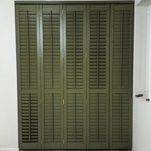 Volets persiennes intérieurs en <span class=keywords><strong>PVC</strong></span> imitation bois, écologiques et durables, étanches, avec contrôle de la lumière et de l'intimité, livraison à domicile - Product Image 3