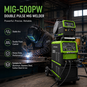Soudeuse MIG industrielle à double impulsion 500A, 380V, machine à souder à l'arc à inverter avec alimentation externe en fil pour aluminium et acier inoxydable - Product Image 5