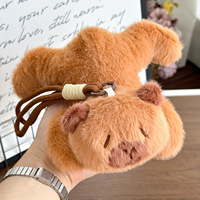 Nouveau porte-clés pendentif en peluche animal de 5 pouces pour sac, modèle attrape-animaux, mignon chien, tortue, lapin, panda, ours