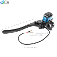 Pompe de frein à disque hydraulique en aluminium GUANGZUAN Q9 pour scooter électrique, moto, compatible Yamaha pour tricycle, couleur noire