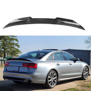 Alerón trasero de fibra de carbono estilo PSM, embellecedores de labios de ala trasera de repuesto para <span class=keywords><strong>Audi</strong></span> <span class=keywords><strong>A6</strong></span> S6 <span class=keywords><strong>C7</strong></span>, piezas de automóviles, alerón trasero para maletero - Product Image 1