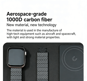 สายรัดแม่เหล็กสุดหรูสายรัดคาร์บอนไฟเบอร์49มม. คุณภาพสูงสำหรับ <span class=keywords><strong>Apple</strong></span> <span class=keywords><strong>Watch</strong></span> <span class=keywords><strong>Garmin</strong></span> Samsung Huawei - Product Image 6