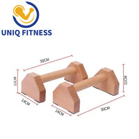 Barres de Push up UNIQ Factory Direct Parallettes en bois pour pompes à main Calisthenics