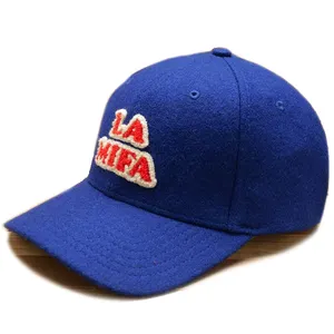 Premium beyzbol şapkası s merinos yünü beyzbol şapkası yapılandırılmamış 70% kaşmir beyzbol şapkası erkekler için