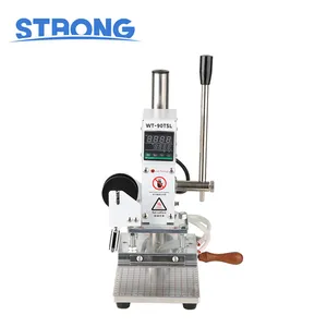 10*13CM Manual Hot Stamping Machine Both for LOGO and Letters Stamping