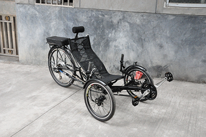 Tricycle à moteur arrière 20 pouces 36V12Ah 350W, 3 roues, OEM-TR9, tricycle adulte pas cher en aluminium - Product Image 1